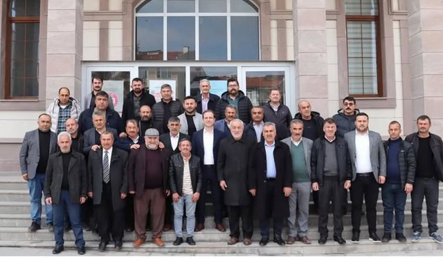 Alaca Kaymakamı Engin Tok, köy muhtarlarıyla buluştu