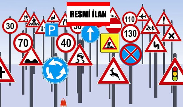 Çorum Belediyesi Trafik İşaret ve Levhası Satın Alacak