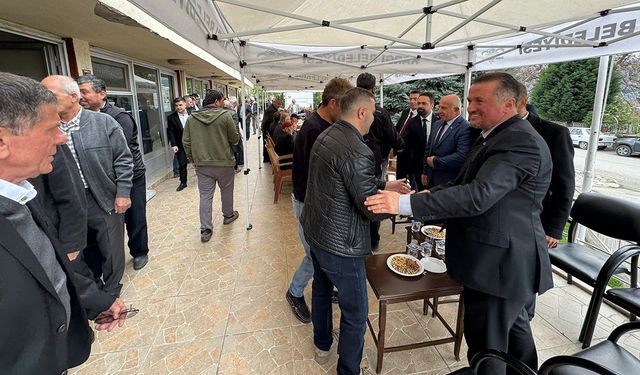 Çorum'un Kargı İlçesi'nde bayramlaşma ilk gün