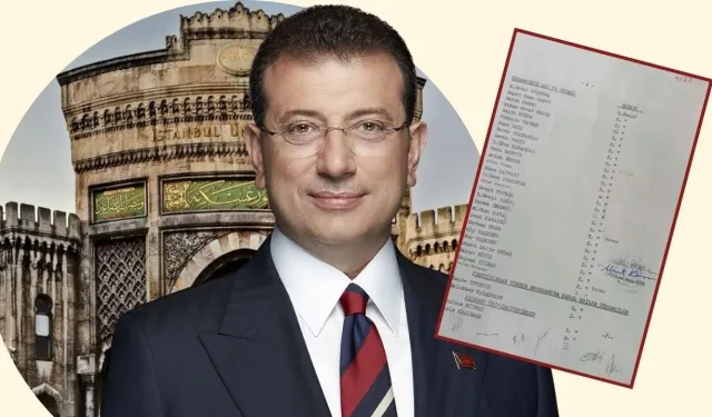 Ekrem İmamoğlu ve 28 kişinin diploması iptal edildi! Listede kimler var?