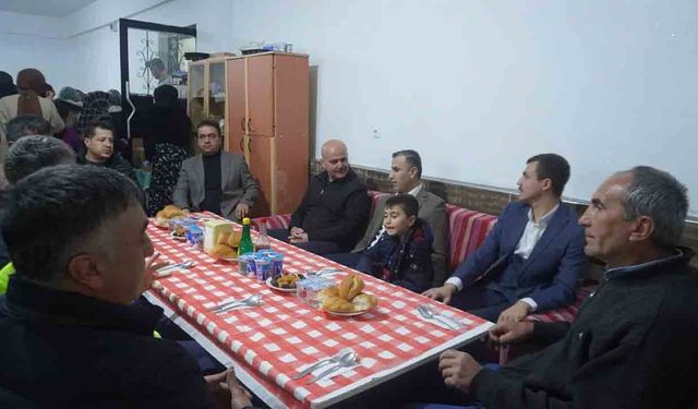 Osmancık Kaymakamı Duman, köylerde iftar programlarına katılıyor