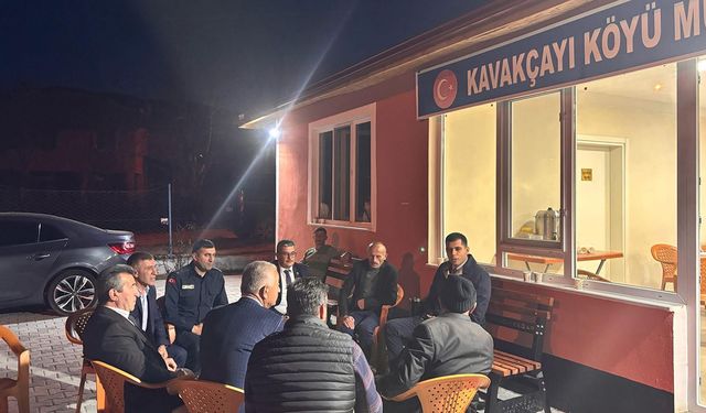 Kargı'nın Kavakçayı Köyü sakinleri iftarda bir araya geldi