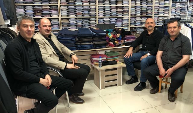 AK Parti Alaca İlçe Başkanı Mücahit Gürsoy’dan esnaf ziyaretleri sürüyor