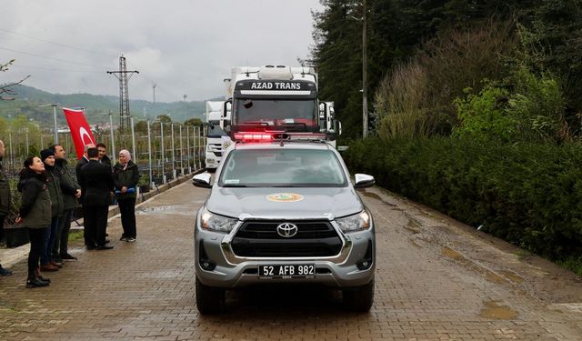 Ordu’dan Azerbaycan’a 7 bin 200 adet fidan gönderildi