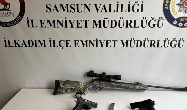Samsun'da asayiş uygulamasında 2 kişi yakalandı