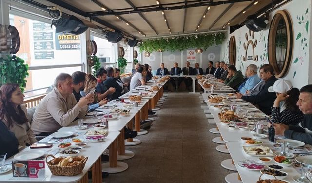 Tokat Esnaf Kefalet Kooperatifi Başkanı Aydoğan, gazetecilerle bir araya geldi
