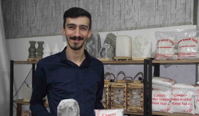 Çankırı’nın Tuzunu Tüm Türkiye’ye Tanıtıyor! Genç Girişimciden Büyük Atılım