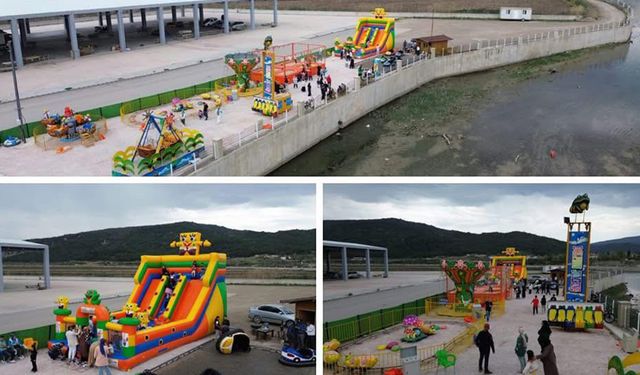 Çorum'da çocuklara 23 Nisan’da Luna Park hediyesi