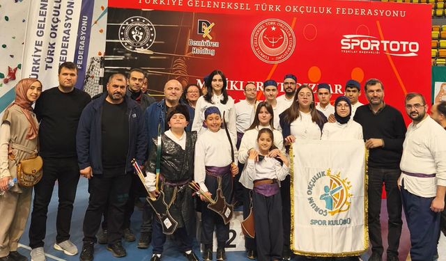 Çorum Okçuluk Spor Kulübü Ankara’da derece aldı