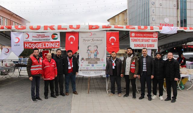 Sungurlu’da Gazzeliler için hayır kermesi