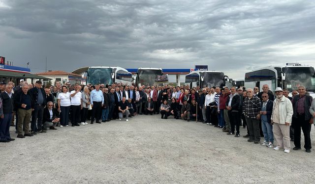 Çorum CHP Teşkilatlarından Yozgat Mitingine Dev Katılım