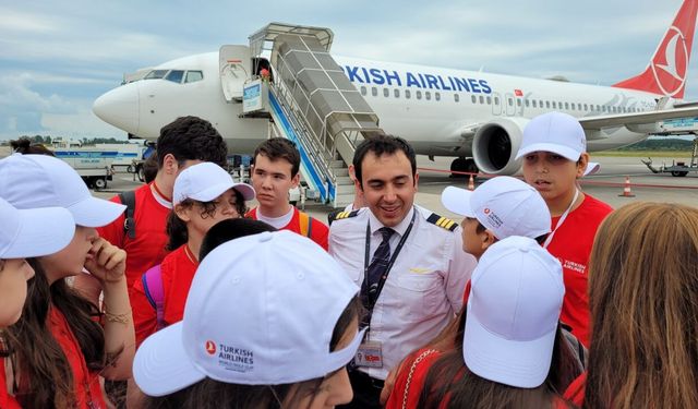 Samsun'da "Kuzeyin Çocukları Semalarda" projesiyle öğrenciler havacılığı yakından tanıdı