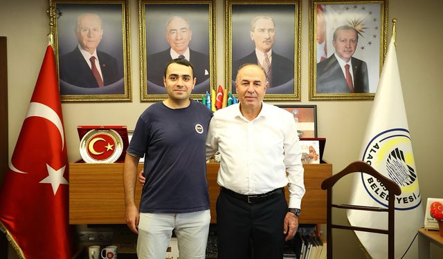 Görev yeri değişti, veda ziyareti gerçekleşti: Komiser Erturan'dan anlamlı ziyaret