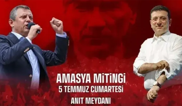 CHP meydanlara devam diyor: Amasya mitingi yolda