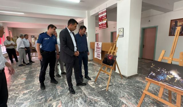Unutulmayan direnişin 9. yılı: 15 Temmuz kareleri Kargı’da sergilendi
