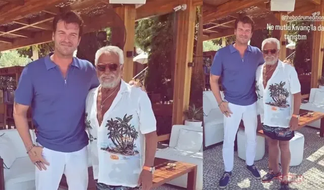 Bodrum'da Sürpriz Buluşma: Kıvanç Tatlıtuğ ve Fedon'dan Yaz Hatırası!