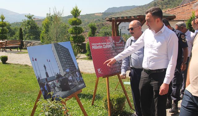 Demokrasi günü anısına: Oğuzlar’da duygulandıran fotoğraf sergisi