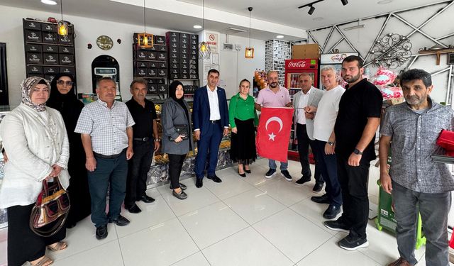 AK Parti Teşkilatından esnaf ziyareti