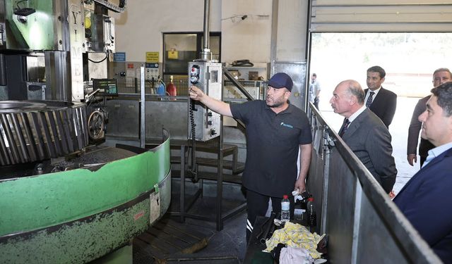 Çorum’un gücü burada üretiliyor! Vali Ali Çalgan, Taç Makina’da incelemede bulundu