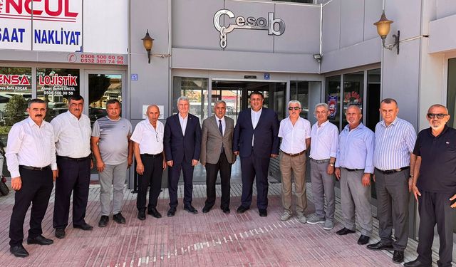 AK Parti Milletvekili Oğuzhan Kaya’dan ÇESOB ziyareti