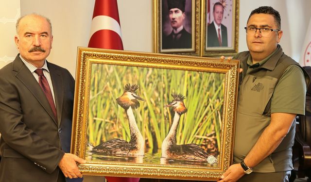 Doğa Koruma heyetinden Vali Ali Çalgan’a nezaket ziyareti