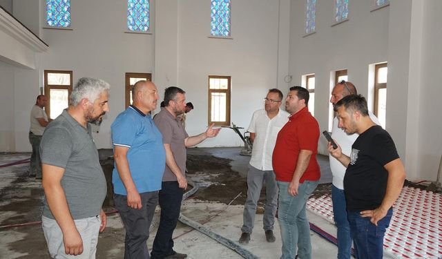 Koyunbaba Türbesi yanında yükseliyor: Yeni cami inşaatında sona yaklaşıldı