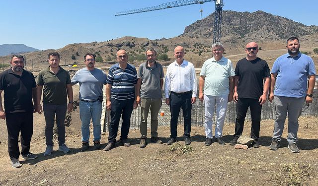 Osmancık’taki Cezeavi inşaatında inceleme yaptılar