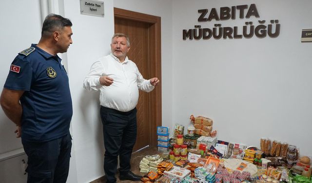 Osmancık’ta marketlere tarihi geçmiş ürün denetimi: 424 ürün imha edildi