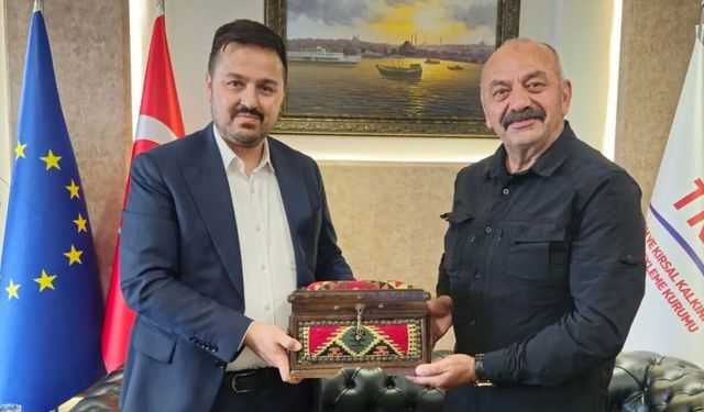 Başkan İsbir’den TKDK Başkanı Antalyalı’ya ziyaret