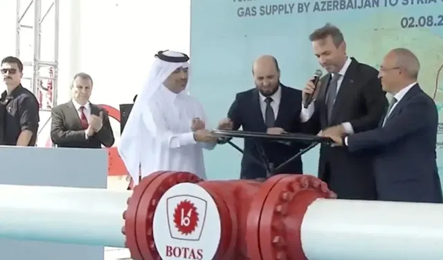 Türkiye-Suriye doğalgaz hattı açıldı: Kilis-Halep doğalgaz sevkiyatı başladı