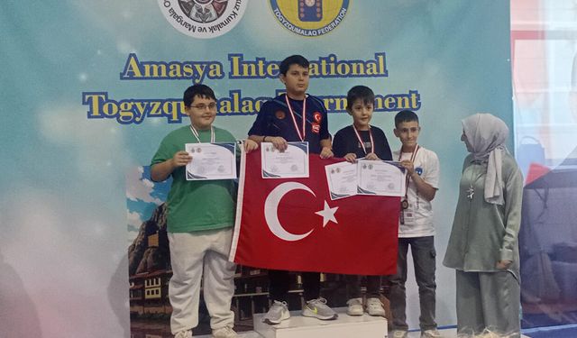 Amasya’daki Uluslararası Mangala Turnuvasında Çorum’dan büyük başarı