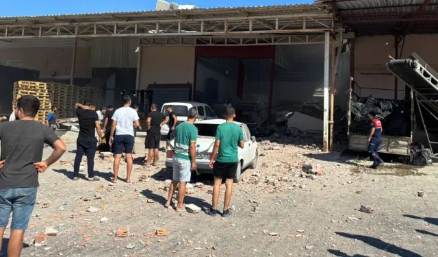 Antalya Demre’de toptancı halinde patlama: 1 ölü, 3 yaralı