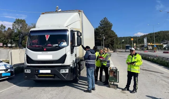 Bayram dönüşü ağır tonajlı araçlara trafik kısıtlaması