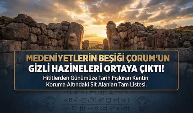 Çorum'un sit alanları ortaya çıktı