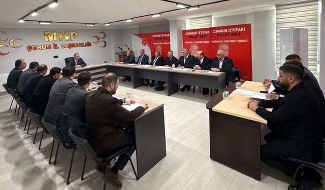MHP’de 2026’nın ilk ilçe başkanları toplantısı yapıldı
