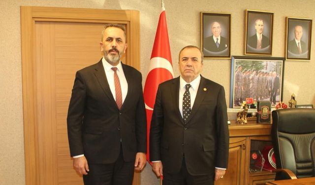 Abdullah Güdek’ten Vahit Kayrıcı’ya ziyaret