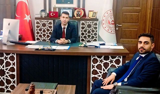 Kaymakam Düzgün, Müftü Kılınç’a başarılar diledi