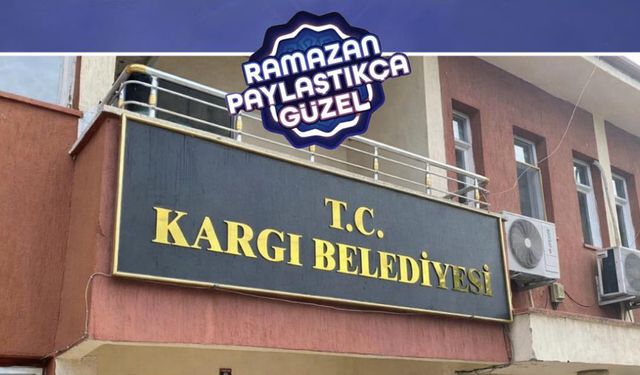 Kargı Belediyesi: İyiliği paylaşarak gönülleri ısıtalım