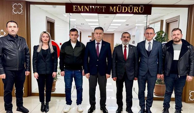 Türkiye İttifakı Partisi’nden İl Emniyet Müdürü Arif Pehlivan’a ziyaret