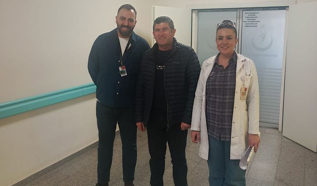 Ahmet Saatci sağlık çalışanlarıyla buluştu