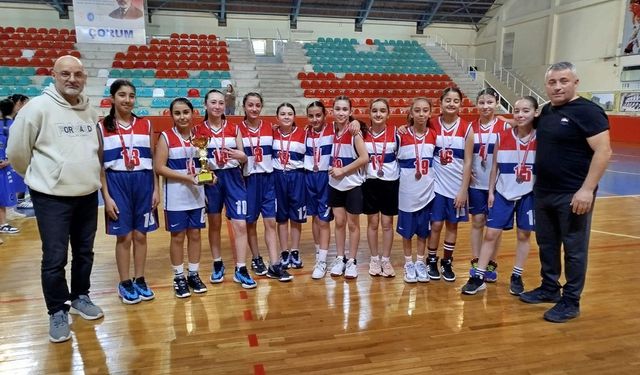 Çorum’da küçükler basketbol heyecanı tamamlandı