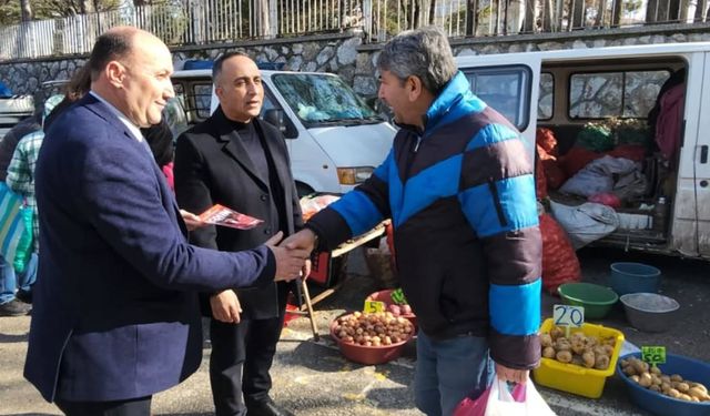 CHP'den miting sonrası teşekkür ziyareti