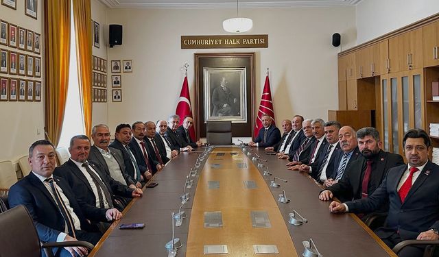 Çorum heyeti TBMM’de: Özgür Özel ile görüşecekler