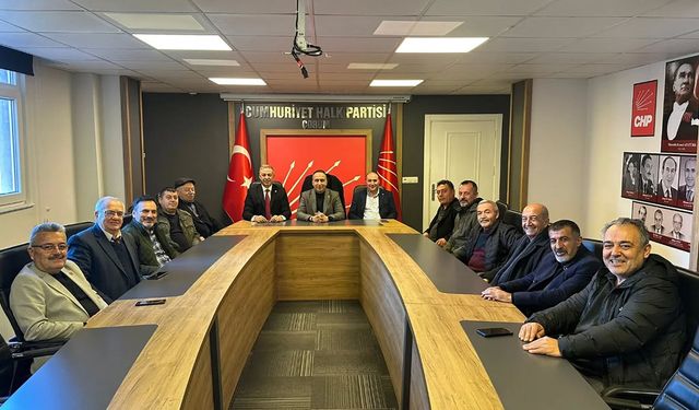 Palabıyık Derneği’nden CHP’ye teşekkür ziyareti