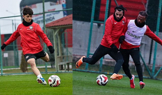 Manisa maçı öncesi son antrenman