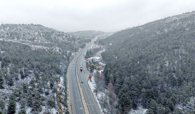 Kar Çorum’da yeniden yüzünü gösterdi