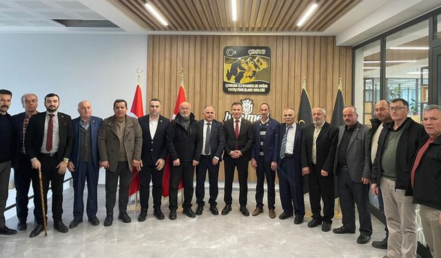 Çorum'da tarım heyeti DSYB tesislerini inceledi