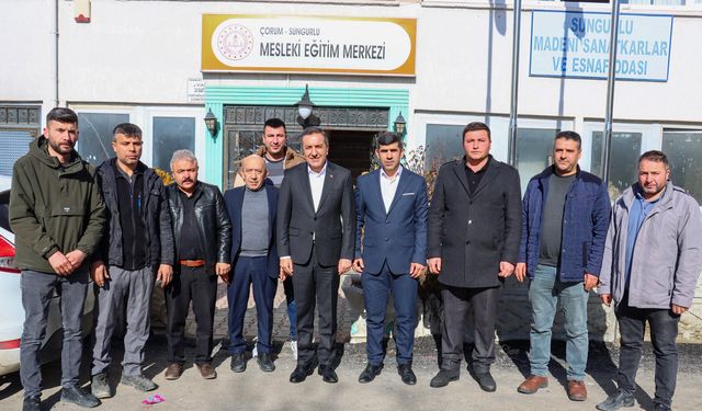 Başkan Muhsin Dere’den esnaf odalarına hayırlı olsun ziyareti