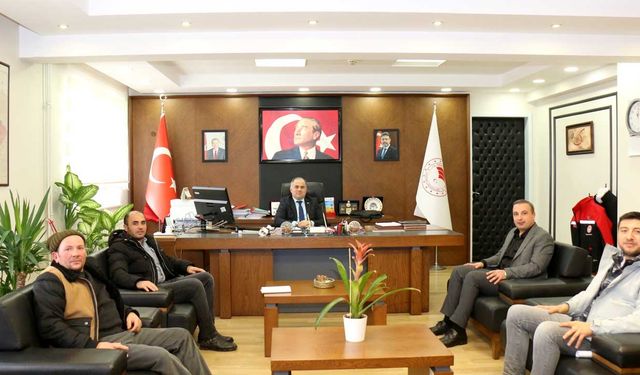 Karadenizbirlik Müdürü Balcı’dan İl Müdürü Hasan Taş’a ziyaret