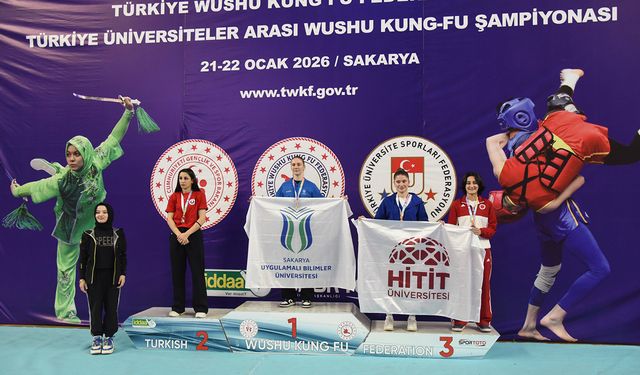 Hitit Üniversitesi sporcuları 3 bronz madalya kazandı